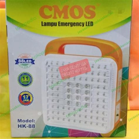 Jual LAMPU EMERGENCY CMOS HK 88 LED KOTAK LAMPU DARURAT LED CMOS HK88