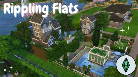 Rippling Flats Speed Build The Sims 4 No CC YouTube