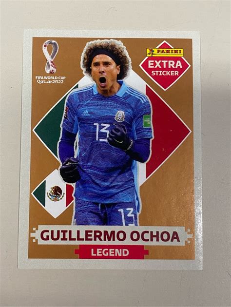 Figurinha Especial Guillermo Ochoa Panini Extra Bronze Item P