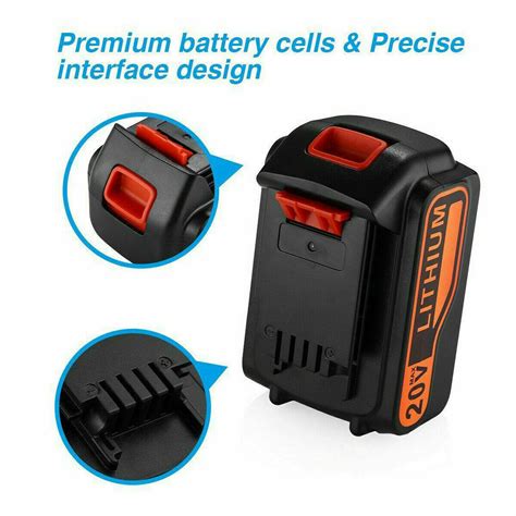 Buy 4 Pack For Black Decker 20V Lithium MAX Battery 20Volt Li Ion