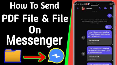 How To Send File In Messenger Easy Tutorial 2021 How To Send PDF