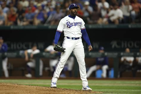 Aroldis Chapman Twice Records Fastest Pitch By Texas Rangers Pitcher