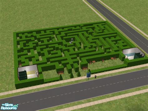 The Sims Resource Hedge Maze Park