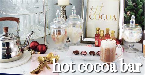 How To Set Up An Epic Hot Chocolate Bar My Design Rules