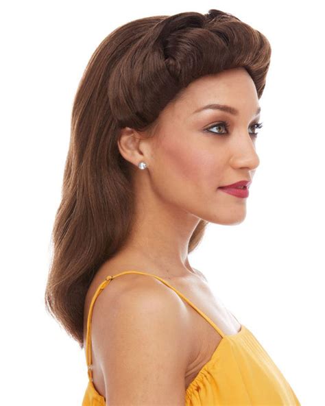 40s Pinup Girl Costume Wig By Characters Best Wig Outlet