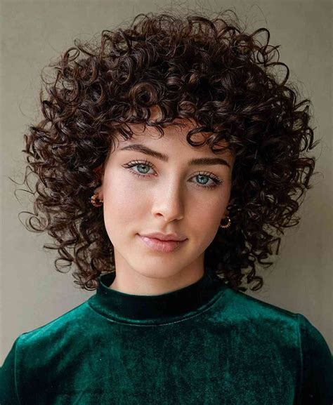 26 Best Ways To Get Curtain Bangs For Curly Hair Right Now Curly Hair