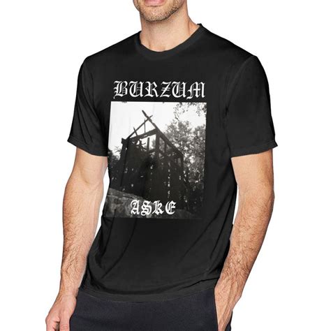 Darkthrone T Shirt Burzum Aske T -Shirt Printed Men Tee Shirt Fun Short ...