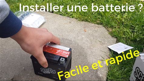 Installation D Une Batterie Moto Scooter YouTube