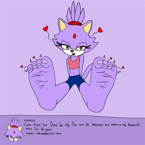 Blazes Lovely Feet Tease By Maxthearcticfox On Deviantart