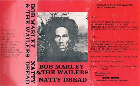 Bob Marley And The Wailers Natty Dread Cassette Discogs