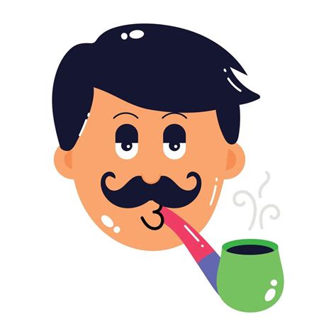 Trendy Dad Pipe 19028510 Vector Art At Vecteezy