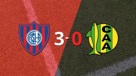 San Lorenzo Gole A Aldosivi Con Doblete De Andr S Vombergar