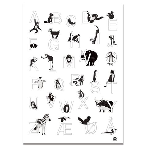 The Norwegian Alphabet Etsy