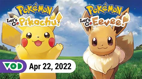 Pok Mon Let S Go Pikachu Eevee Vod Youtube