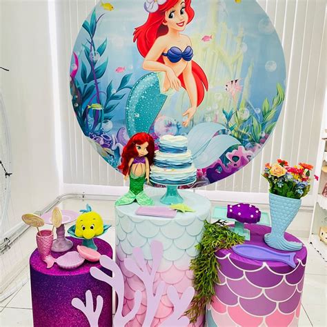 Decora O Ariel Pequena Sereia Monte Voc Elo