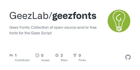 GitHub - GeezLab/geezfonts: Geez Fonts: Collection of open-source and/or free fonts for the Geez ...