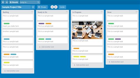 Trello Board PowerPoint Template - SlideModel