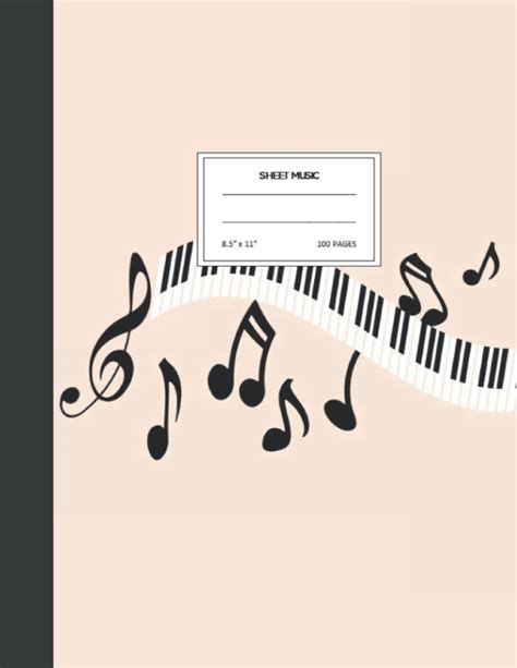 Sheet Music For Piano: Blank Sheet Music Books For Electric Piano/Organ ...