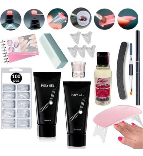 Kit Polygel Poligel Reposi O Alongamento Unha Em Gel Casa Da Compra