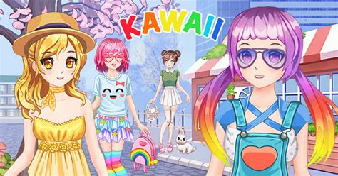 Anime Kawaii Dress Up 🕹️ Play On Crazygames