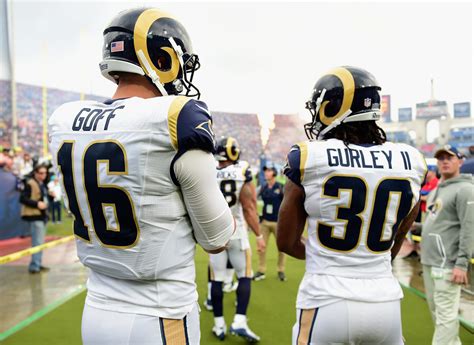 Los Angeles Rams Jared Goff Todd Gurley And The Best Qbrb Combos