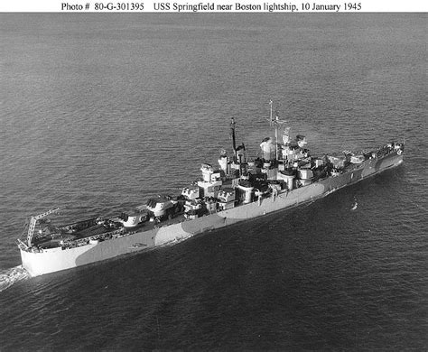 Cruiser Photo Index Cl 66 Clg 7 Uss Springfield Navsource