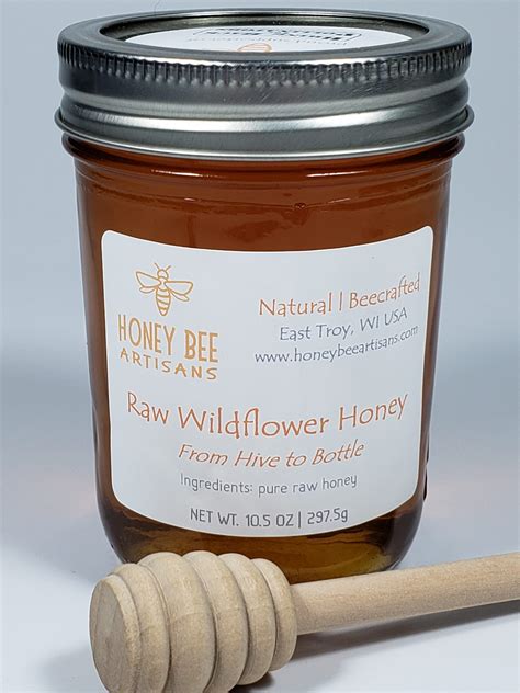 Raw Wildflower Honey 105 Oz Honey Bee Artisans