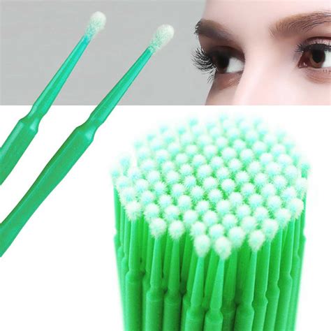 100pc Eyelash Extension Micro Brushes Disposable Micro Applicators For