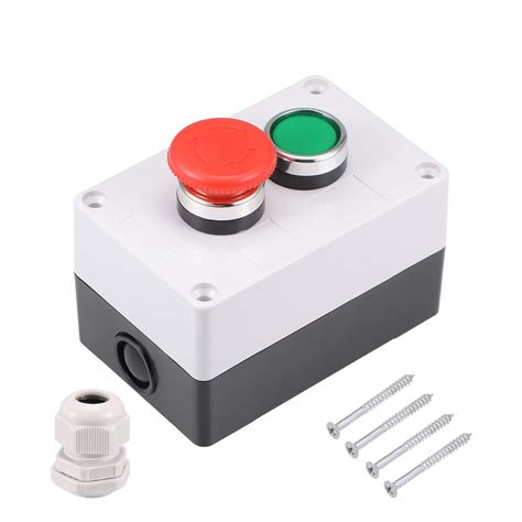 Sourcing Map Push Button Switch Box Momentary Green Switches And