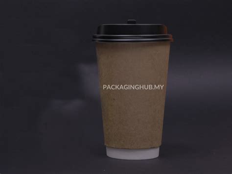 PAPER HOT CUP OZ DOUBLE WALL RECLOSABLE LID PackagingHub My