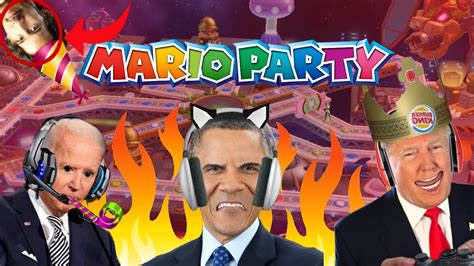 The Gamer Presidents Play Mario Party Obama S Fury Ft Markiplier