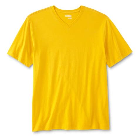 Basic Editions Mens Big And Tall Classic Fit V Neck T Shirt