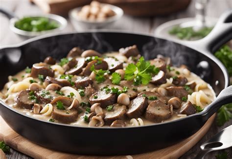 Opskrift på Beef Stroganoff Lækker og nem at lave MenuBoxen