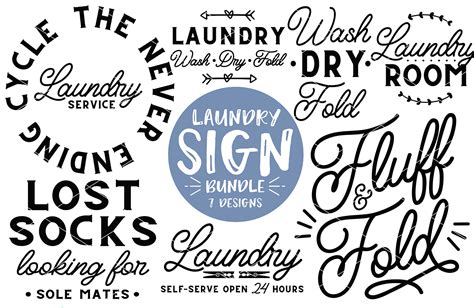 Laundry Sign Svg Bundle Svg Dxf Png By Svgbundlesco Thehungryjpeg