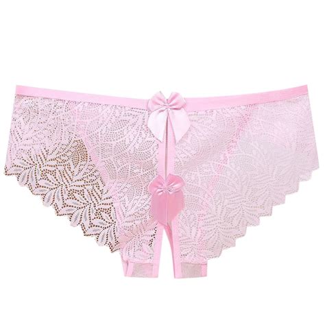 Women S Underwear Sexy Lace Hollow Shorts Pure Desire And Scheming Bow