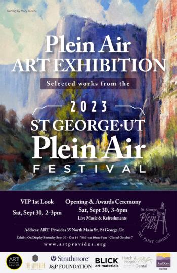 Plein Air Art Exhibition Greater Zion