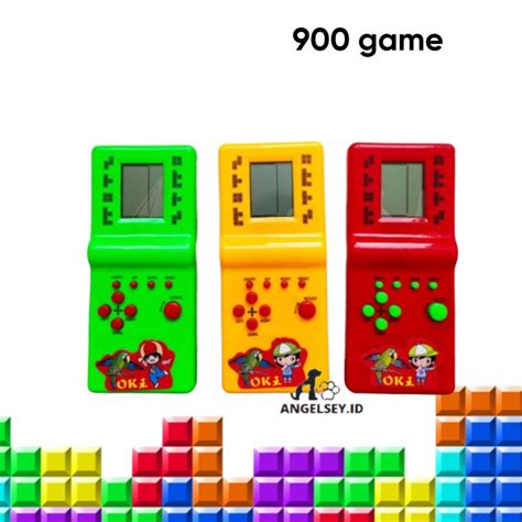 Jual Mainan Gamebot Jadul Mainan Tetris Retro Game Brick Game