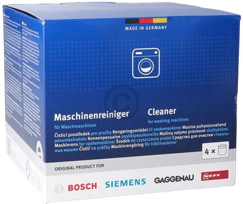 Bsh Group Maschinenreiniger F R Waschmaschinen Ab Dezember