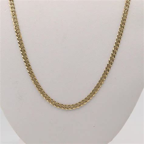 Kt Gold Curb Chain Necklace Property Room