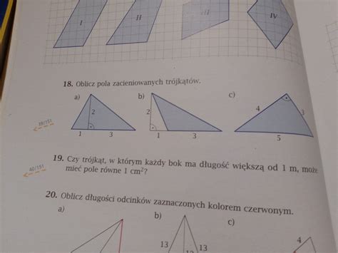 Oblicz Pola Zacieniowanych Tr Jk T W Zad Str Matematyka Z