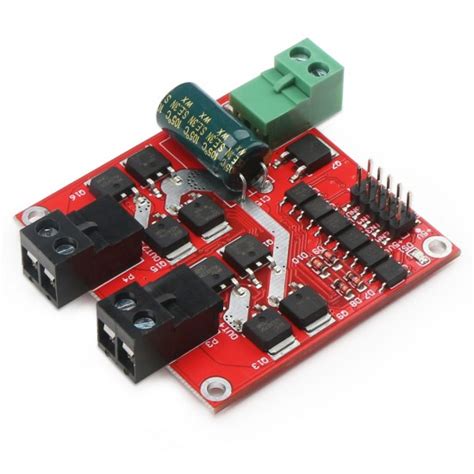 160W 2 Channel DC Motor Driver Module Positive Negative PWM Speed