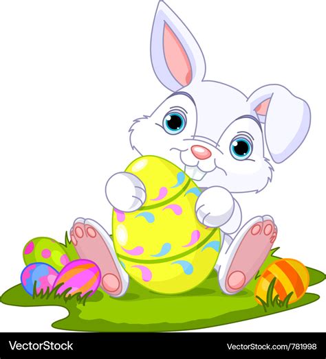 Easter Bunny Royalty Free Vector Image Vectorstock