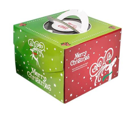 Custom Printed Christmas Cake Boxes Wholesale Christmas Cake