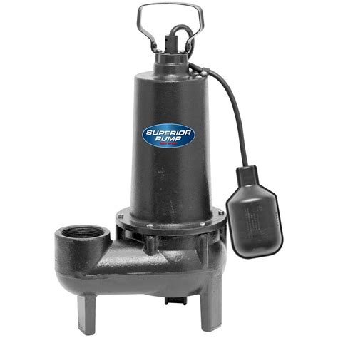 Superior Pump Hp Submersible Cast Iron Sewage Pump The Home