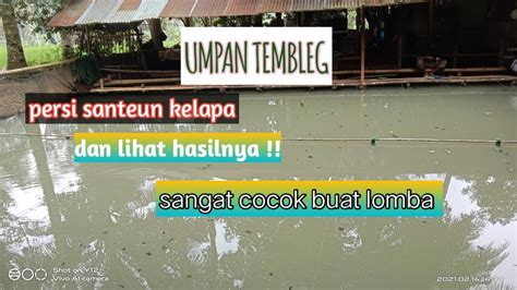 UMPAN TEMBLEG Santeun Kelapa ESSEN OPLOSan YouTube