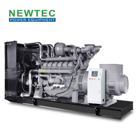 Electric Start Water Cooled Diesel Generator 1200kw 1500kva Power Plant