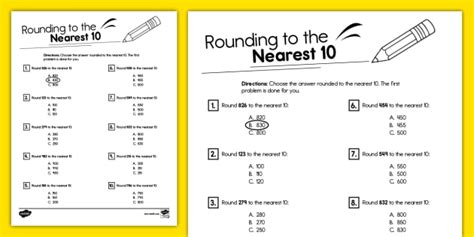 Rounding Numbers Worksheets Library