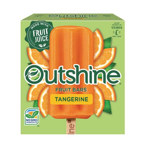 Outshine Tangerine Frozen Fruit Bars 6 Ct