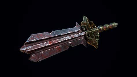 Broken Hero Sword | CGTrader