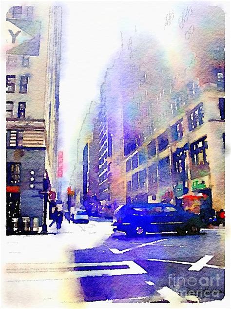 City Street Digital Art By Denise Haddock Fine Art America